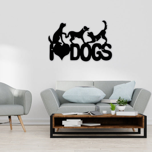 HKM-902739 Abstract Animal Wall Art Decoration for Indoor Spaces - Multi-Style Iron Design