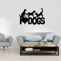 HKM-902739 Abstract Animal Wall Art Decoration for Indoor Spaces - Multi-Style Iron Design