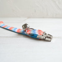 HKM-9029693 Adjustable Polyester Cat Collar with Lock Closure and Printed Design