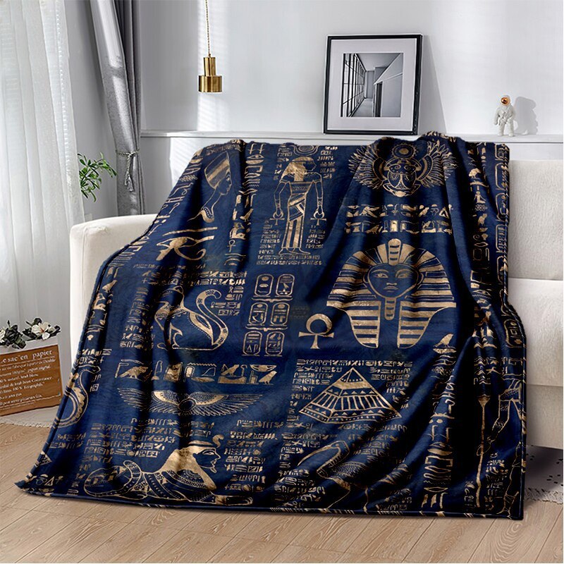 HKM-903123 3D Digital Printed Flannel Blanket with Cute Cartoon Animal Design for Autumn and Winter