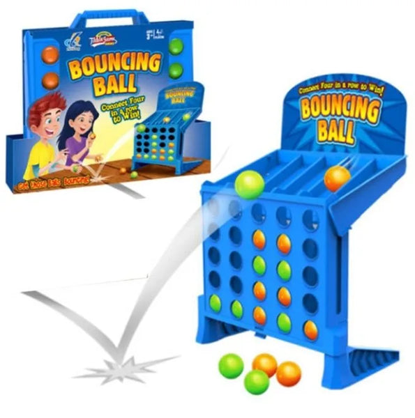 HKM-903315 Mini Bouncing Ball Linking 4 Shots Game - Educational Fun for All Ages