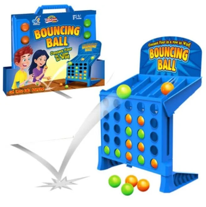 HKM-903315 Mini Bouncing Ball Linking 4 Shots Game - Educational Fun for All Ages