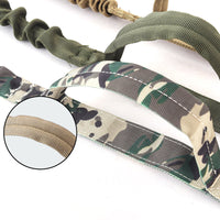 HKM-9033277 Adjustable Tactical Dog Leash and Collar Set for Medium and Large Dogs - Ideal for Walking and Training