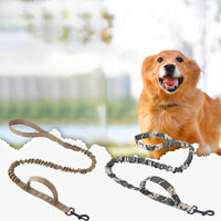 HKM-9033277 Adjustable Tactical Dog Leash and Collar Set for Medium and Large Dogs - Ideal for Walking and Training