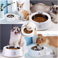HKM-9033661 Smart Weighing Pet Food Bowl with Detachable Spoon and LED Display for Dogs and Cats
