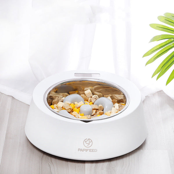 HKM-9033661 Smart Weighing Pet Food Bowl with Detachable Spoon and LED Display for Dogs and Cats