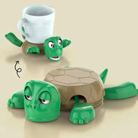 HKM-903443 3D Animated Turtle Coaster Drink Holder with Fun Expressions for All Ages