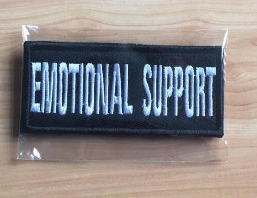 HKM-9034941 Canvas Velcro Patch Set - Embroidery Badges for Clothing & Luggage Accessories - 6 Pieces