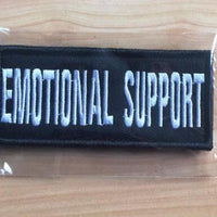 HKM-9034941 Canvas Velcro Patch Set - Embroidery Badges for Clothing & Luggage Accessories - 6 Pieces