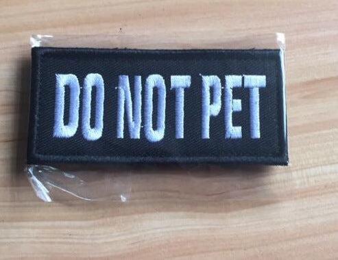 HKM-9034941 Canvas Velcro Patch Set - Embroidery Badges for Clothing & Luggage Accessories - 6 Pieces
