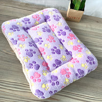 HKM-9035325 Cozy Coral Fleece Winter Pet Sleeping Pad with Various Fun Designs