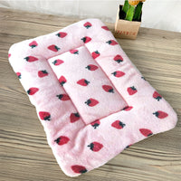 HKM-9035325 Cozy Coral Fleece Winter Pet Sleeping Pad with Various Fun Designs