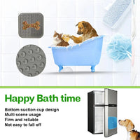 HKM-9036733 Premium Slow Feeder Dog Licking Mat with Suction Cups for Anxiety Relief and Pet Engagement