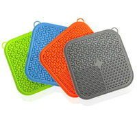 HKM-9036733 Premium Slow Feeder Dog Licking Mat with Suction Cups for Anxiety Relief and Pet Engagement
