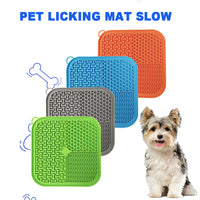 HKM-9036733 Premium Slow Feeder Dog Licking Mat with Suction Cups for Anxiety Relief and Pet Engagement