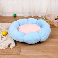 HKM-9037501 Cozy Plus Velvet Thick Round Cat Litter Kennel - Warm, Durable & Breathable Pet Nest