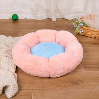 HKM-9037501 Cozy Plus Velvet Thick Round Cat Litter Kennel - Warm, Durable & Breathable Pet Nest