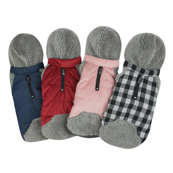 HKM-9037885 Detachable Double-Sided Dog Clothes in Various Colors and Sizes