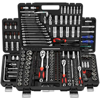 HKM-903827 Multifunctional 216/172-Piece Household Tool Set with Ratchet Wrench and Combination Kit for Car Repair