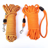HKM-9039037 Durable Nylon Pet Training Traction Rope ¨C Solid Color Options, Sizes 5m, 10m, 15m