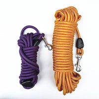HKM-9039037 Durable Nylon Pet Training Traction Rope ¨C Solid Color Options, Sizes 5m, 10m, 15m