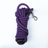 HKM-9039037 Durable Nylon Pet Training Traction Rope ¨C Solid Color Options, Sizes 5m, 10m, 15m