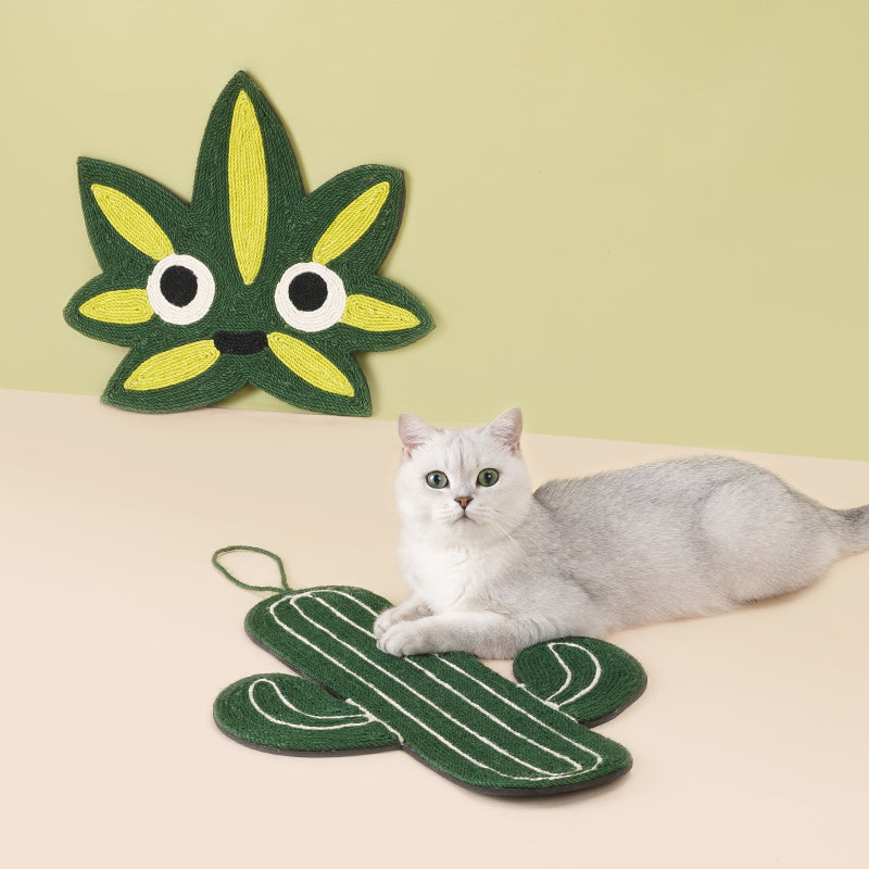 HKM-9039421 Cactus Cat Scratch Pad with Sisal Material for Sofa Protection and Claw Grinding
