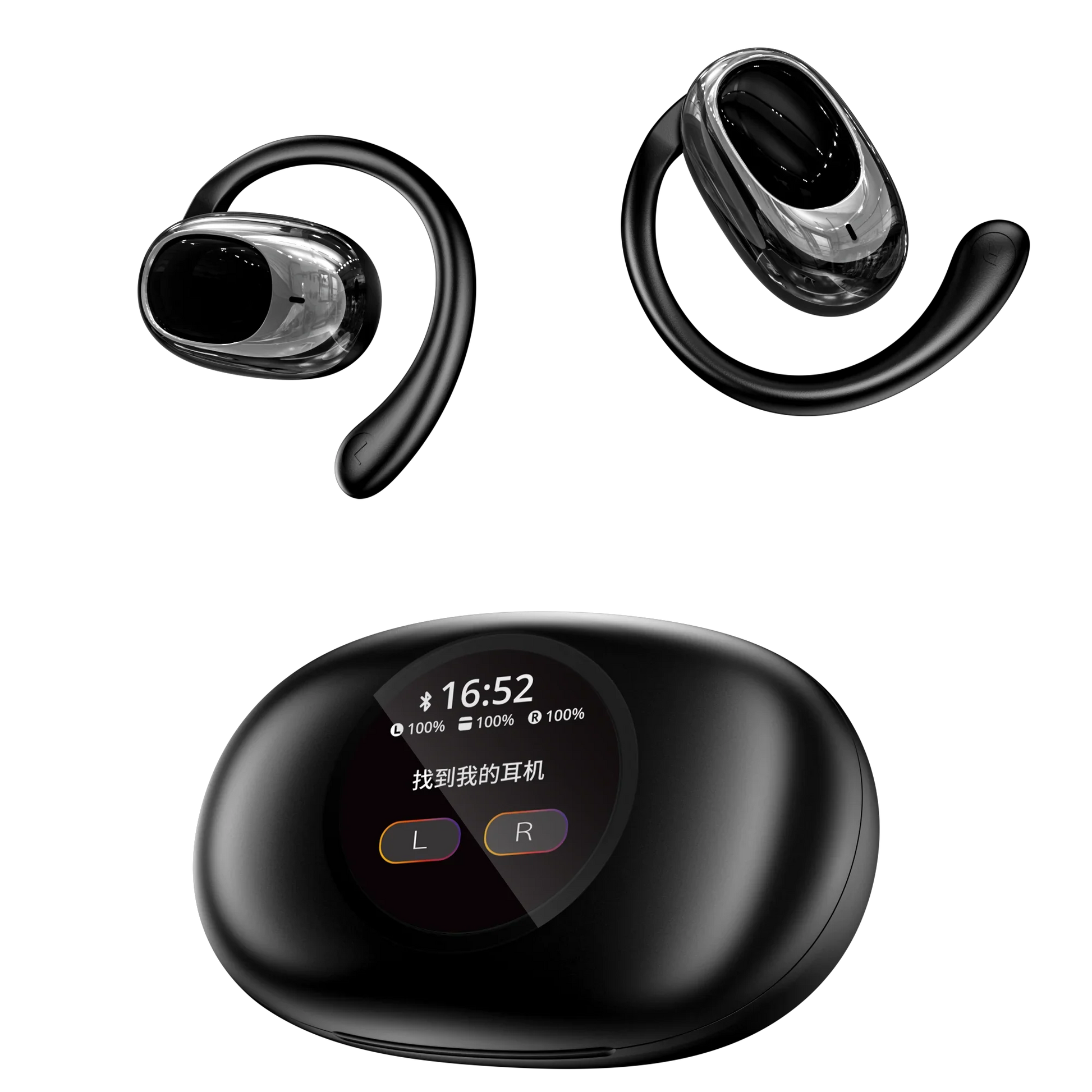 HKM-903955 Wireless Touch Screen Earbuds with ENC Noise Cancelling and LED Battery Indicator