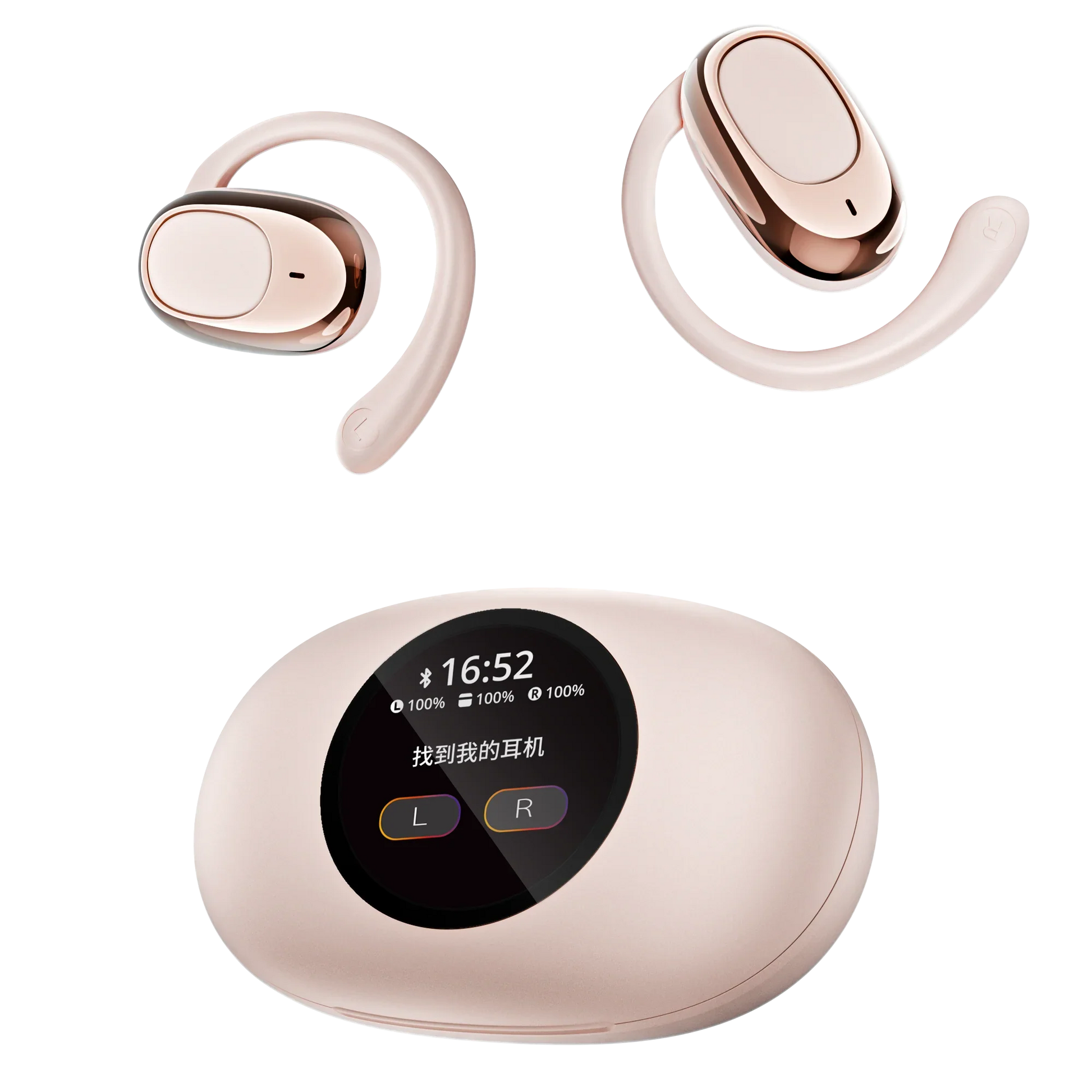 HKM-903955 Wireless Touch Screen Earbuds with ENC Noise Cancelling and LED Battery Indicator