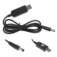 HKM-904019 USB DC 5V to DC 12V Step-Up Converter Adapter Cable for Power Bank and 12V Devices