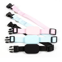 HKM-9041213 Pet Positioning Collar with Anti-Lost Tracker for Cats and Puppies - Bluetooth 5.2, Sound Alert up to 90 dB, Adjustable Size 28-39 cm, Available in Black, Blue, and Pink