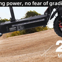 HKM-904147 Foldable 11-Inch Electric Off-Road Scooter, Dual Motor, Up to 100KM Range, Waterproof, 200KG Max Load