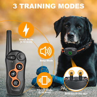 HKM-9042493 Remote Dog Training Collar with 600m Range, Adjustable Vibration and Shock, Waterproof Receiver
