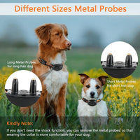 HKM-9042493 Remote Dog Training Collar with 600m Range, Adjustable Vibration and Shock, Waterproof Receiver