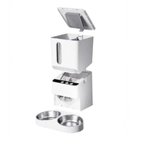 HKM-904403 Automatic Dual Bowl Smart Feeder for Dogs with Slow Feeding Function