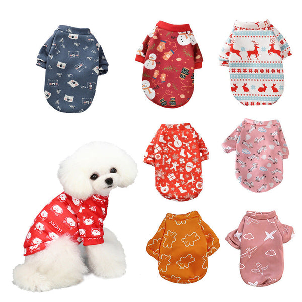 HKM-9044285 Warm Padded Pet Sweater for Autumn and Winter - Stylish Vest for Pets, Available in Multiple Sizes