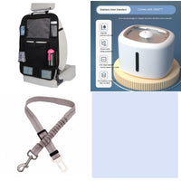 HKM-9045053 Automatic Pet Water Dispenser with Circulation and Optional Lighting