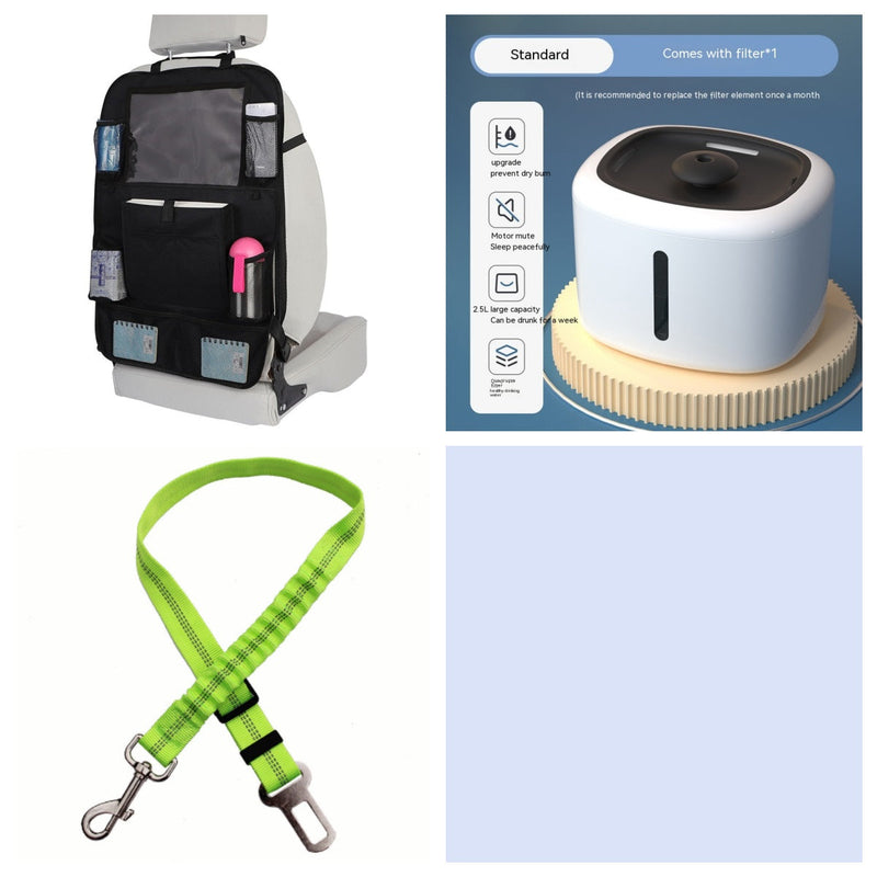 HKM-9045053 Automatic Pet Water Dispenser with Circulation and Optional Lighting