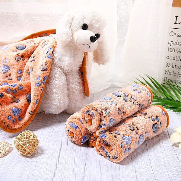HKM-9045821 Cozy Coral Fleece Pet Blanket for Dogs and Cats - Multiple Colors and Sizes Available