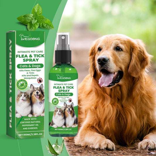 HKM-9046845 Gentle Daily Cleaning Care Solution for Dogs - 100ml Insect Repellent Spray