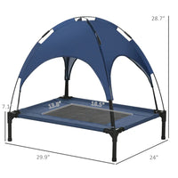 HKM-9046973 Elevated Dog Cot with Cooling Fabric for Comfort and Relaxation