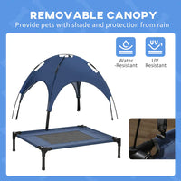 HKM-9046973 Elevated Dog Cot with Cooling Fabric for Comfort and Relaxation