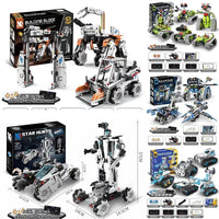 HKM-904787 5-in-1 Remote Control Robot Building Kit - APP Programmable STEM Toy for Ages 5 and Up