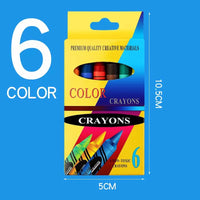 HKM-904915 Non-Toxic Mini Crayon Set for Kids - Available in 6, 8, 12, or 24 Colours