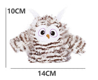 HKM-9049789 Owl Cat Teaser Stick with Sea Mother Fur and Cat Mint for Interactive Play