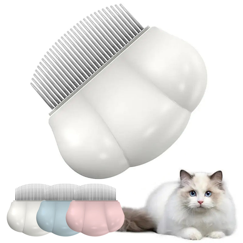 HKM-9050557 Universal Pet Grooming Comb for Dogs, Cats, and Rabbits - Detangling and Shedding Brush with Ergonomic Handle