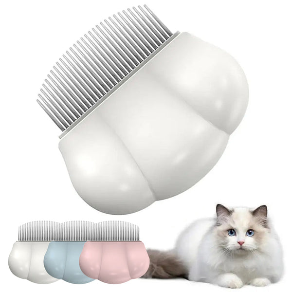 HKM-9050557 Universal Pet Grooming Comb for Dogs, Cats, and Rabbits - Detangling and Shedding Brush with Ergonomic Handle