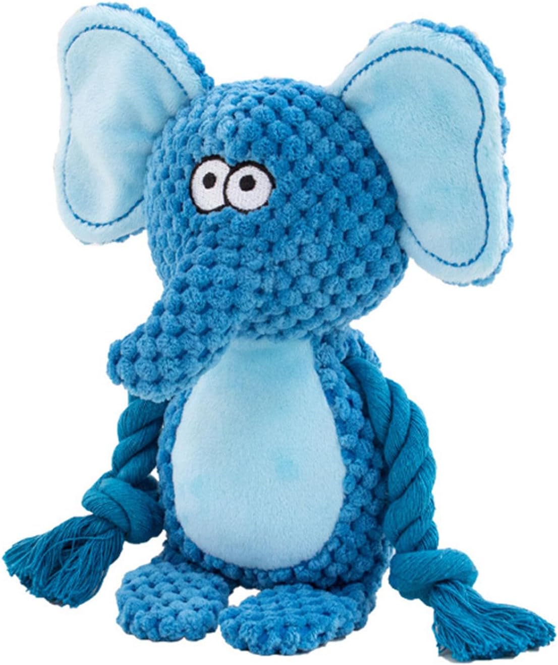 HKM-9052221 Interactive Plush Dog Squeaker Toy with Crinkle Paper and Cotton Rope for Small to Medium Dogs