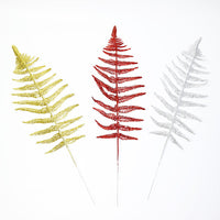 HKM-905235 Golden Powder Olive Branch Decoration for Christmas Tree and Events