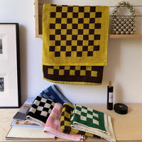 HKM-905363 Parent-Child Long-Staple Cotton Yarn-Dyed Towels in Stylish Plaids and Colors